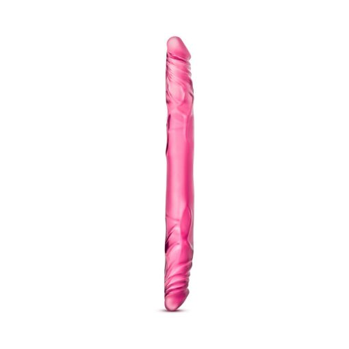 B Yours 14 In. Double Dildo Pink - Image 3