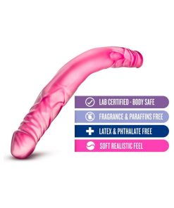 B Yours 14 In. Double Dildo Pink