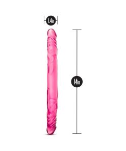 B Yours 14 In. Double Dildo Pink