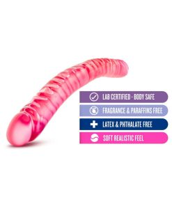 B Yours 18 In. Double Dildo Pink