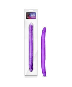 B Yours 16 In. Double Dildo Purple