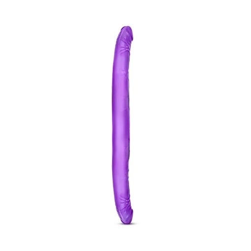 B Yours 16 In. Double Dildo Purple - Image 2