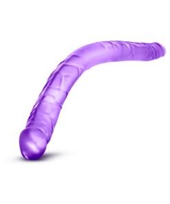 B Yours 16 In. Double Dildo Purple