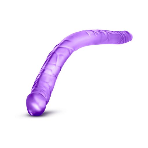 B Yours 16 In. Double Dildo Purple - Image 4
