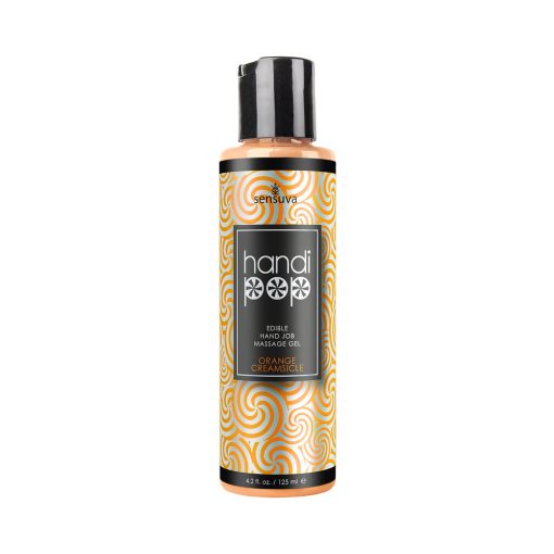 Sensuva Handipop Edible Hand Job Massage Gel Orange Creamsicle 4.2 Oz.