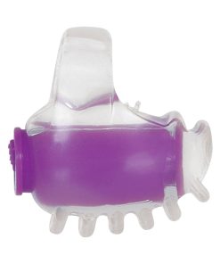 Evolved Ring True 3-Piece Vibrating Ring Set Clear/Purple