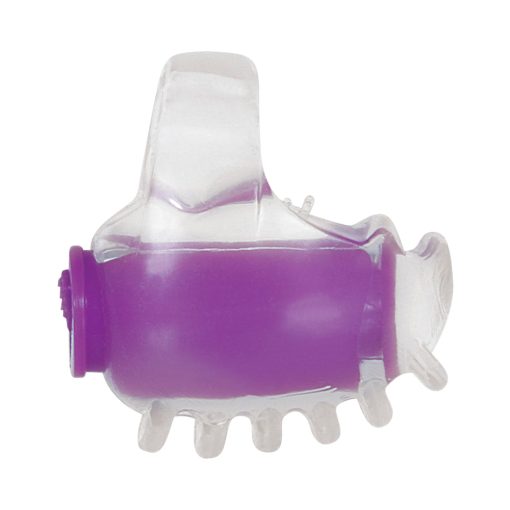 Evolved Ring True 3-Piece Vibrating Ring Set Clear/Purple - Image 3