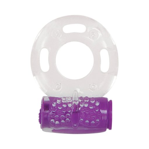 Evolved Ring True 3-Piece Vibrating Ring Set Clear/Purple - Image 4