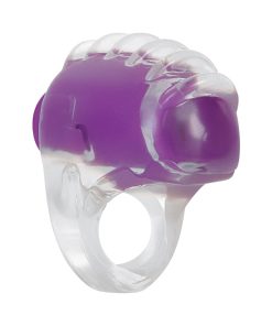 Evolved Ring True 3-Piece Vibrating Ring Set Clear/Purple