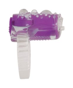 Evolved Ring True 3-Piece Vibrating Ring Set Clear/Purple