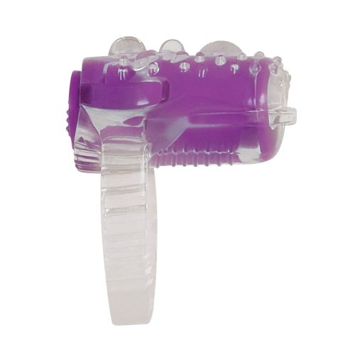 Evolved Ring True 3-Piece Vibrating Ring Set Clear/Purple - Image 6