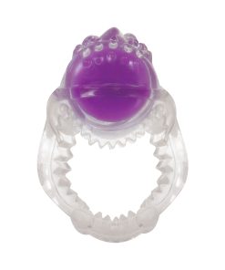 Evolved Ring True 3-Piece Vibrating Ring Set Clear/Purple