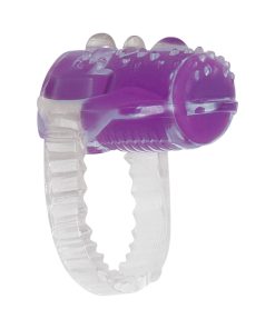 Evolved Ring True 3-Piece Vibrating Ring Set Clear/Purple