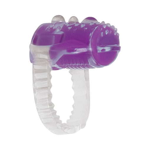 Evolved Ring True 3-Piece Vibrating Ring Set Clear/Purple - Image 8