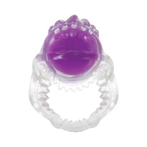 Evolved Ring True 3-Piece Vibrating Ring Set Clear/Purple - Image 9