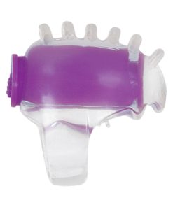 Evolved Ring True 3-Piece Vibrating Ring Set Clear/Purple