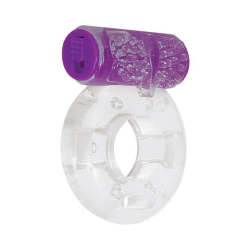 Evolved Ring True 3-Piece Vibrating Ring Set Clear/Purple - Image 11