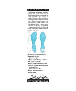 Evolved Little Dipper Rechargeable Silicone Vibrator Blue