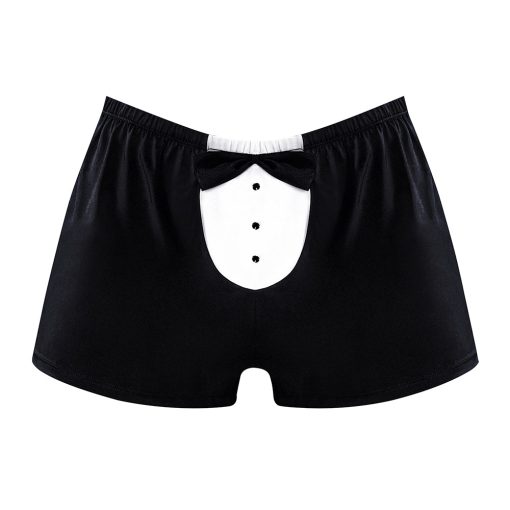 Male Power Tuxedo Boxer Black O/S - Image 2