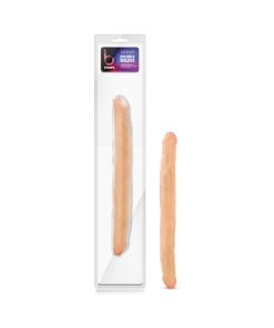 B Yours 14 In. Double Dildo Beige