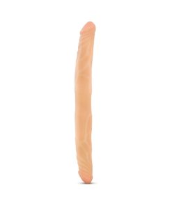 B Yours 14 In. Double Dildo Beige