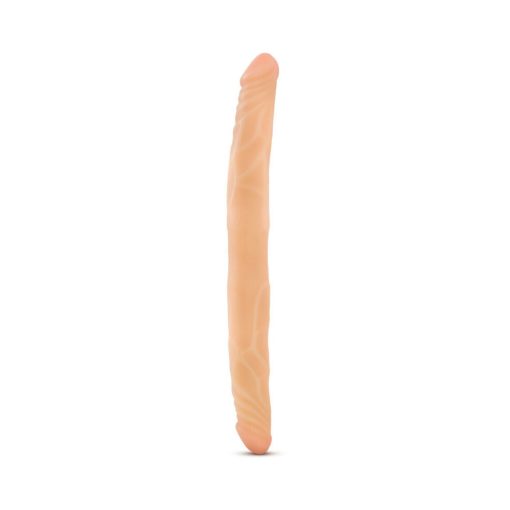 B Yours 14 In. Double Dildo Beige - Image 2
