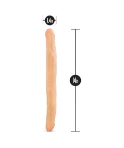 B Yours 14 In. Double Dildo Beige