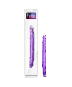 B Yours 14 In. Double Dildo Purple