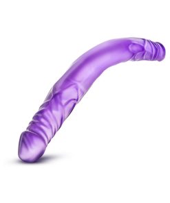 B Yours 14 In. Double Dildo Purple