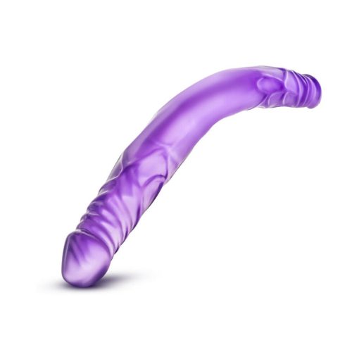 B Yours 14 In. Double Dildo Purple - Image 4