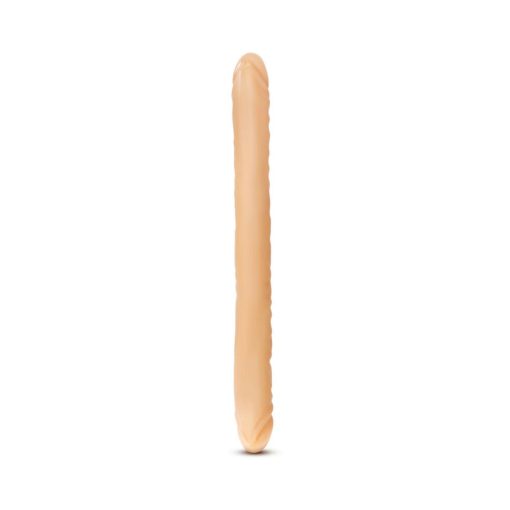 B Yours 18 In. Double Dildo Beige - Image 3