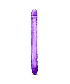 B Yours 18 In. Double Dildo Purple