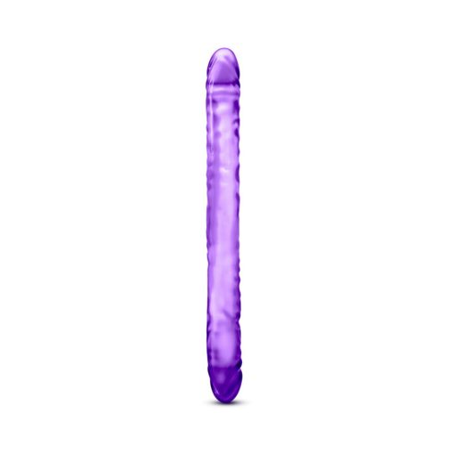 B Yours 18 In. Double Dildo Purple - Image 2