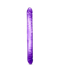 B Yours 18 In. Double Dildo Purple