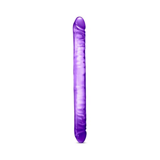 B Yours 18 In. Double Dildo Purple - Image 3