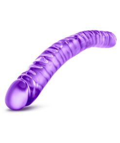B Yours 18 In. Double Dildo Purple