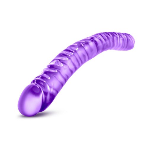 B Yours 18 In. Double Dildo Purple - Image 4