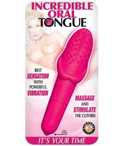 Incredible Oral Tongue Waterproof Vibrator – Pink Clit Stimulator