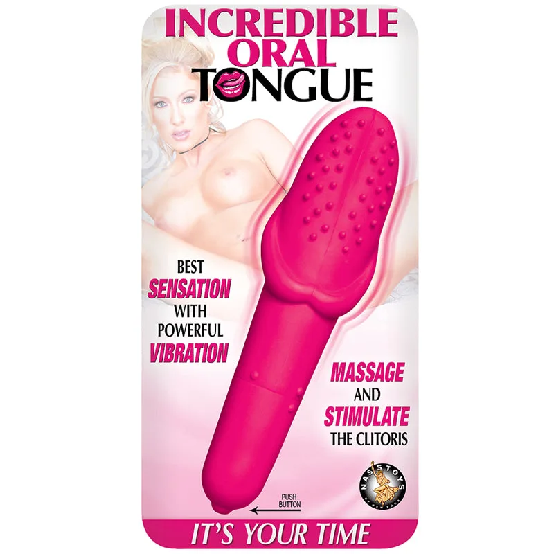 Incredible Oral Tongue Waterproof Vibrator – Pink Clit Stimulator 1 Incredible Oral Tongue Waterproof Vibrator – Pink Clit Stimulator