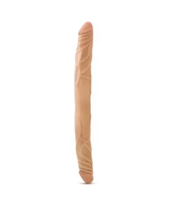 B Yours 14 In. Double Dildo Tan