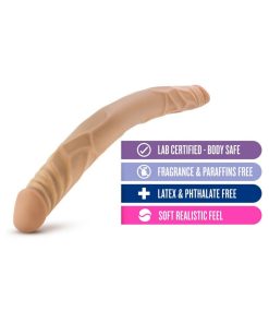 B Yours 14 In. Double Dildo Tan