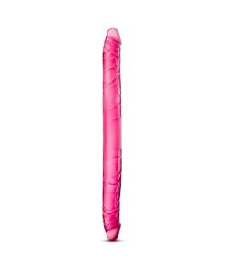 B Yours 16 In. Double Dildo Pink