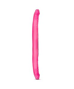 B Yours 16 In. Double Dildo Pink