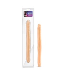 B Yours 16 In. Double Dildo Beige