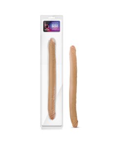 B Yours 16 In. Double Dildo Tan