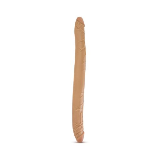 B Yours 16 In. Double Dildo Tan - Image 3