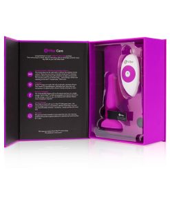 B-Vibe Novice Rechargeable Remote-Controlled Vibrating Silicone Anal Plug Fuchsia