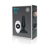 B-Vibe Novice Rechargeable Remote-Controlled Vibrating Silicone Anal Plug Black