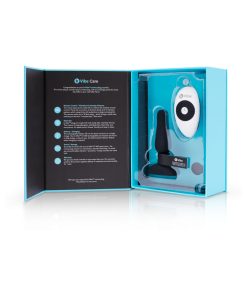 B-Vibe Novice Rechargeable Remote-Controlled Vibrating Silicone Anal Plug Black