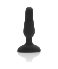 B-Vibe Novice Rechargeable Remote-Controlled Vibrating Silicone Anal Plug Black